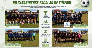 Escolas de Navegantes avançam para fase microrregional do Catarinense Escolar de Futebol