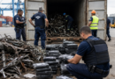 Receita Federal apreende 150 kg de cocaína escondidos em sucata no Porto de Navegantes