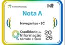 Navegantes conquista nota A em ranking do Tesouro Nacional e entra para elite da transparência fiscal
