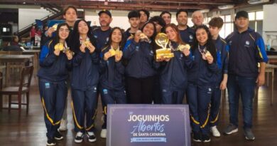 Navegantes encerra Joguinhos Abertos com 24 medalhas e conquista lugar entre os melhores de Santa Catarina